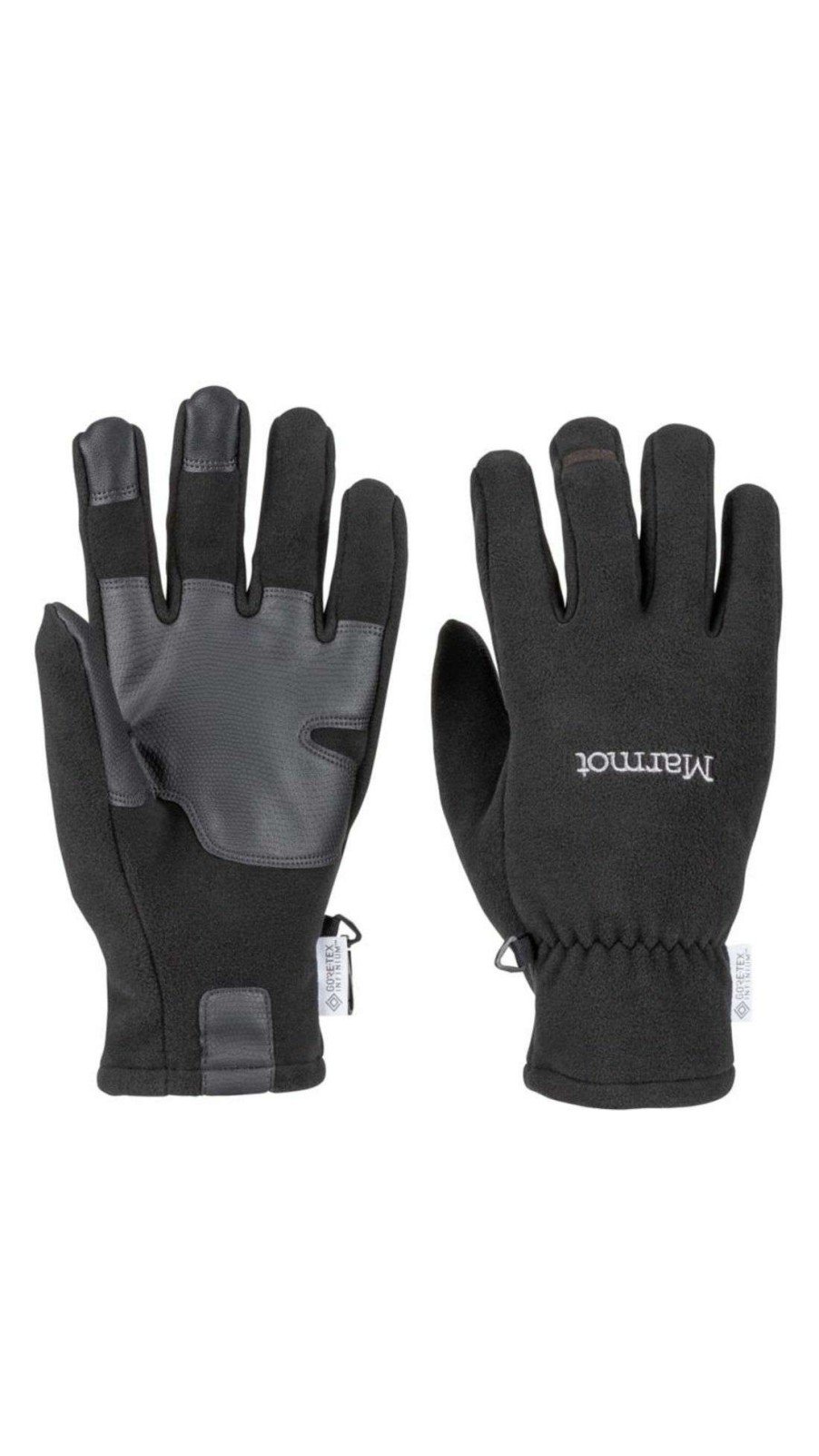 Men'S Apparel * | Marmot Infinium Windstopper Glove Men'S 11630-001-L Quick Delivery Black