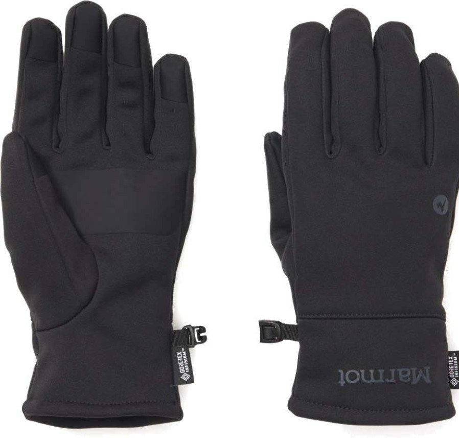 Men'S Apparel * | Marmot Infinium Windstopper Softshell Glove Men'S New Black