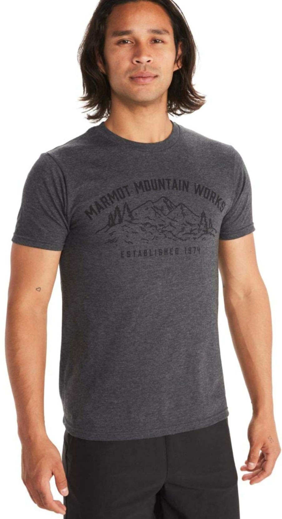 Men'S Apparel * | Marmot Mountain Works Tee Short Sleeve Men'S Lower Price