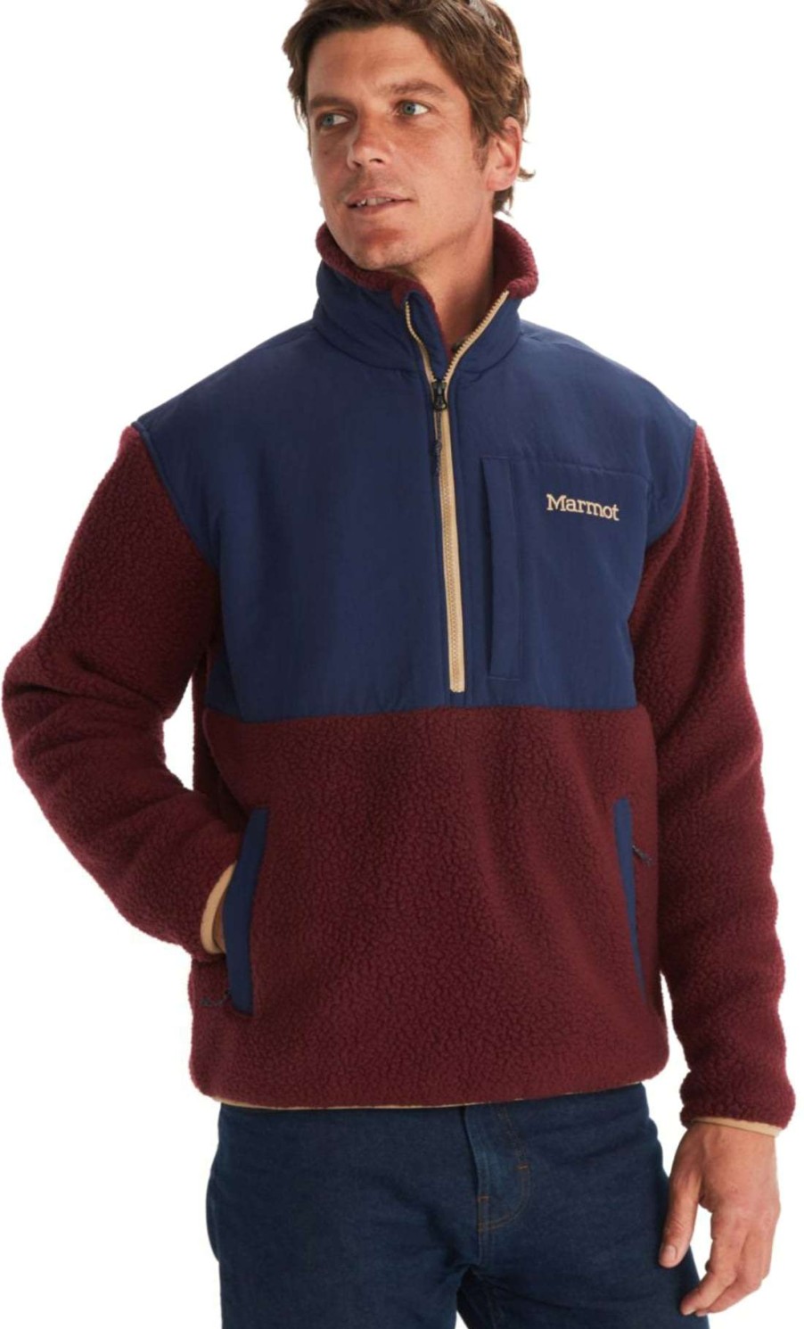 Men'S Apparel * | Marmot Wiley Polartec 1/2 Zip Men'S Less Expensive