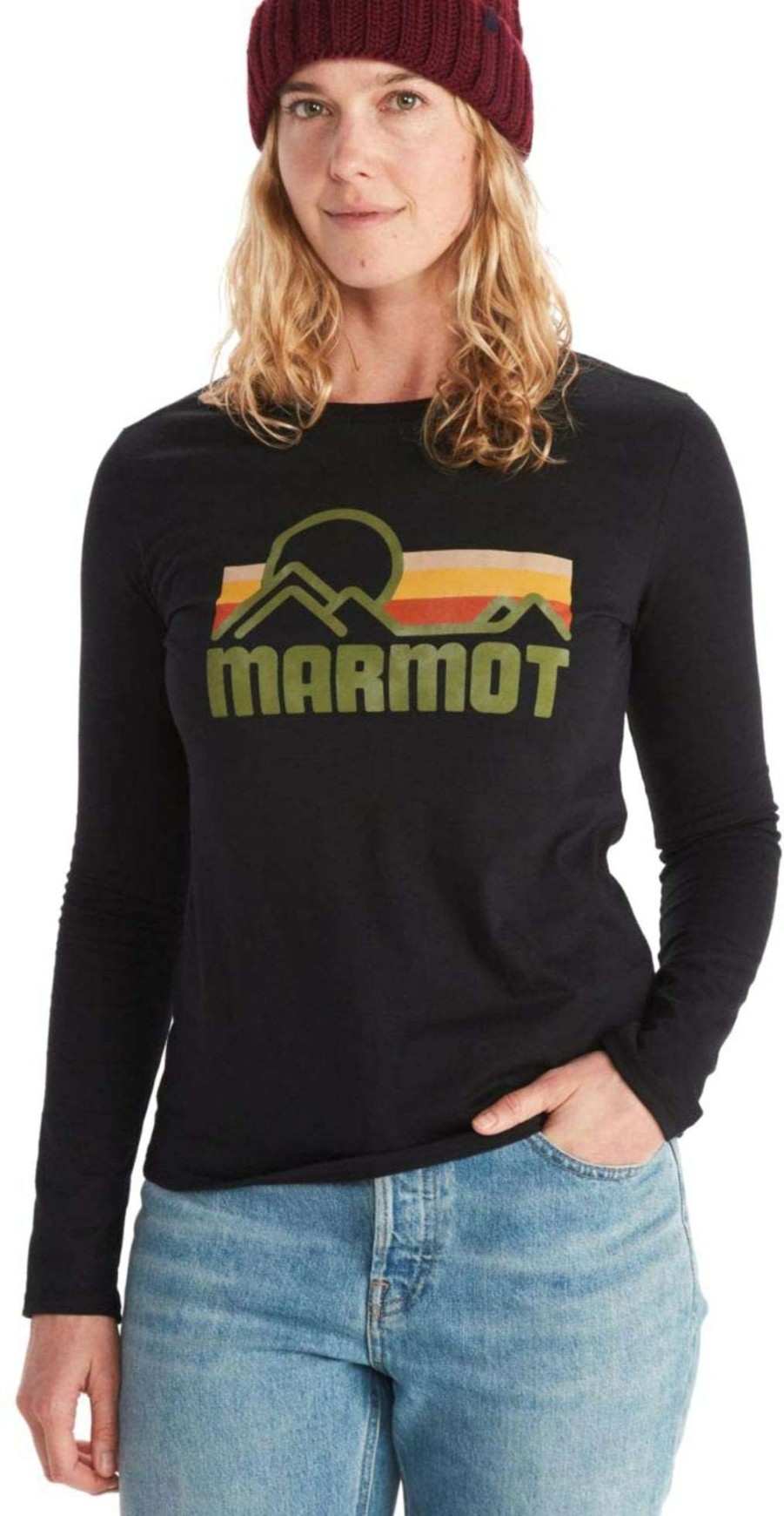 Women'S Apparel * | Marmot Coastal Tee Long Sleeve Women'S Fashionable