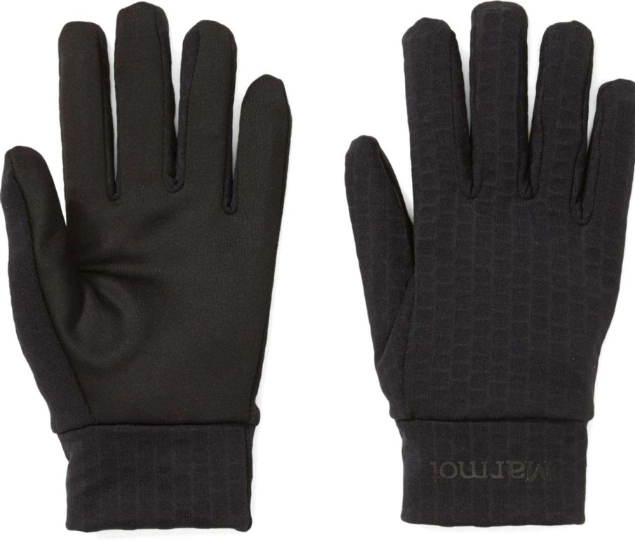 Men'S Apparel * | Marmot Connect Liner Glove Men'S Discount Online Black