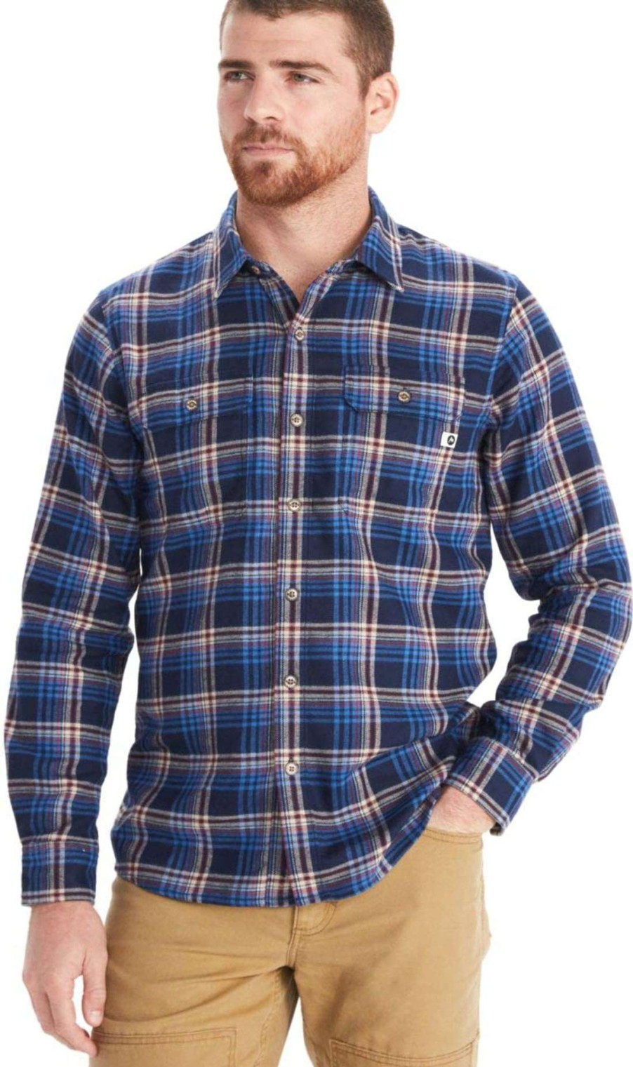 Men'S Apparel * | Marmot Bayview Midweight Flannel Long Sleeve Men'S Discount Online