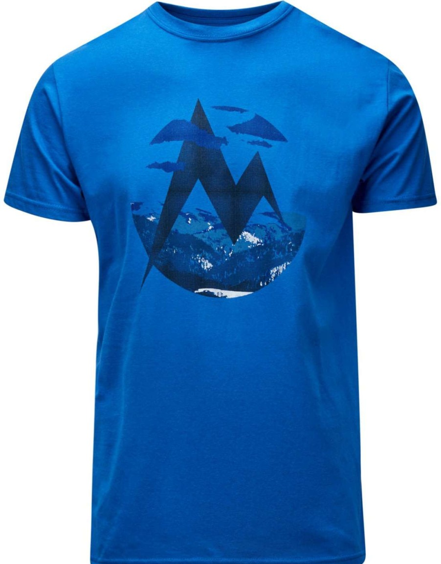 Men'S Apparel * | Marmot Organic Short Sleeve T-Shirt Nebula Mens 900991-2963-S New Royal