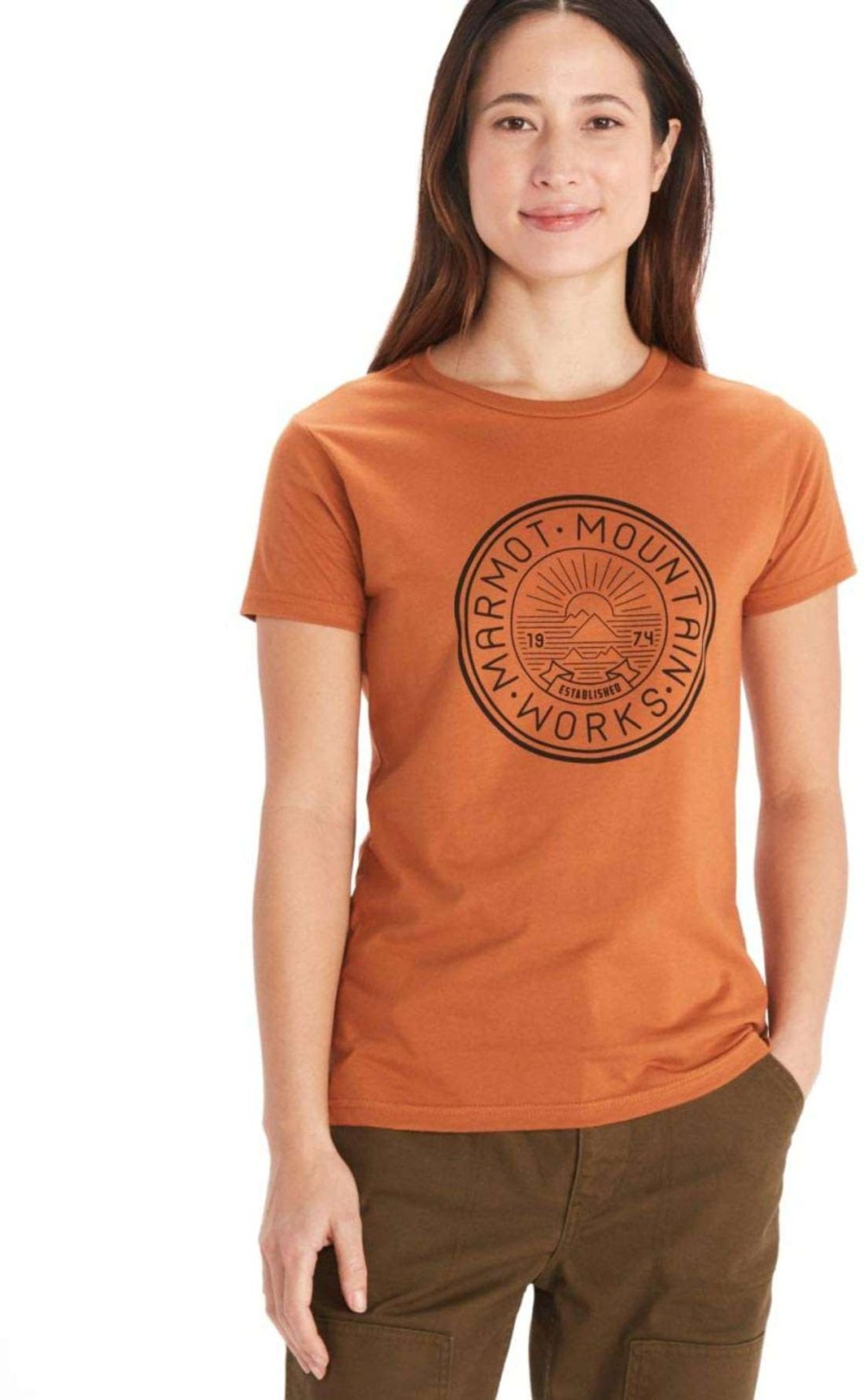 Women'S Apparel * | Marmot Mmw Tee Short Sleeve Women'S Online Discount