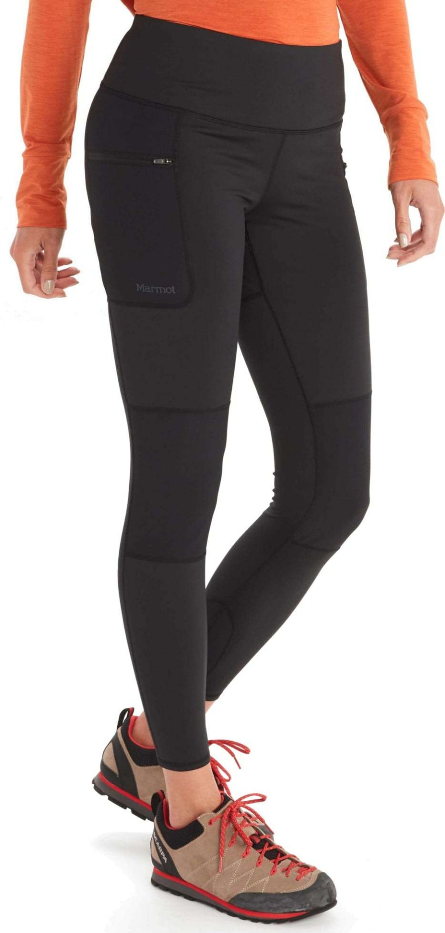 Women'S Apparel * | Marmot Mountain Active Tight Women'S 100% Guarantee Black