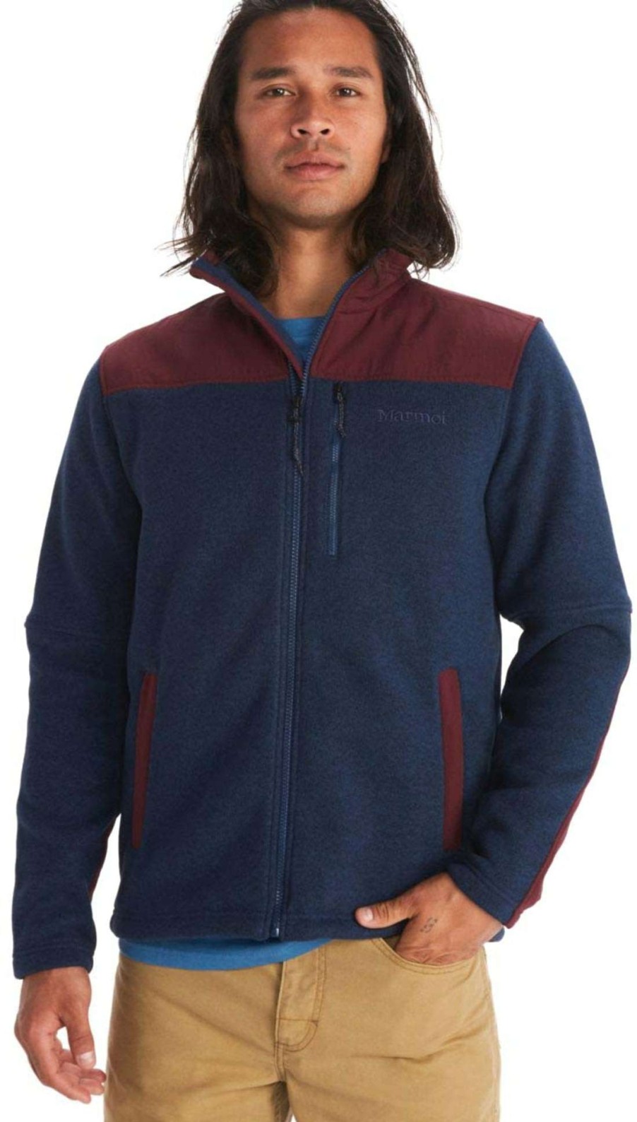 Men'S Apparel * | Marmot Wrangell Polartec Jacket Men'S Discount Online