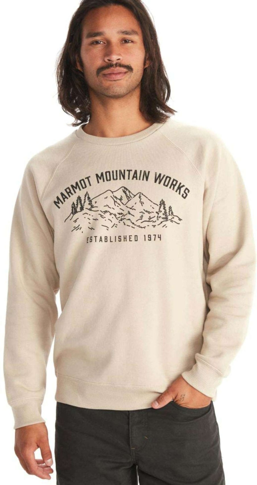 Men'S Apparel * | Marmot Mountain Works Crew Sweatshirt Men'S Lower Price