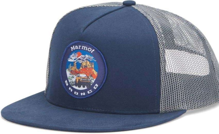 Men'S Apparel * | Marmot Marmot X Bronco Trucker Hat M13552-2975-One Flash Sale Arctic Navy